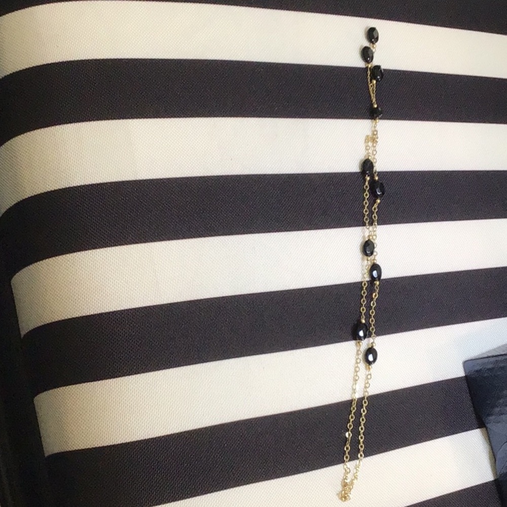 14K and Onyx Necklace. Price is firm! - Picture 3 of 4
